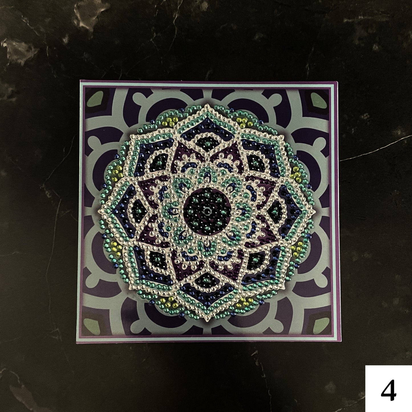 Mandala Greeting Card- Purple