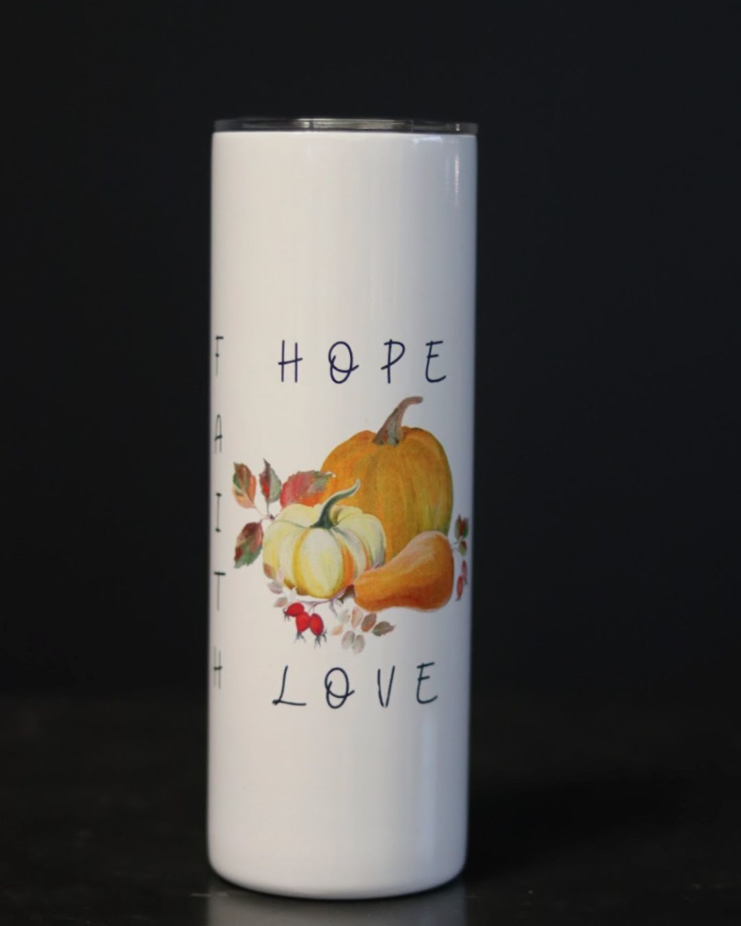 Faith, Hope, Love, Peace Tumbler