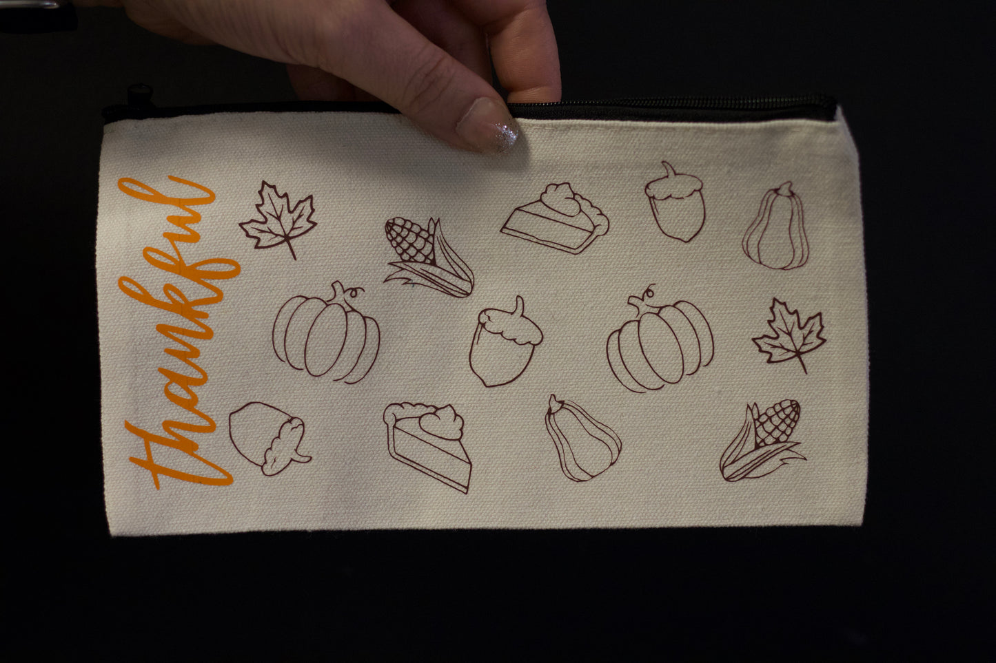 Thankful Pencil Pouch