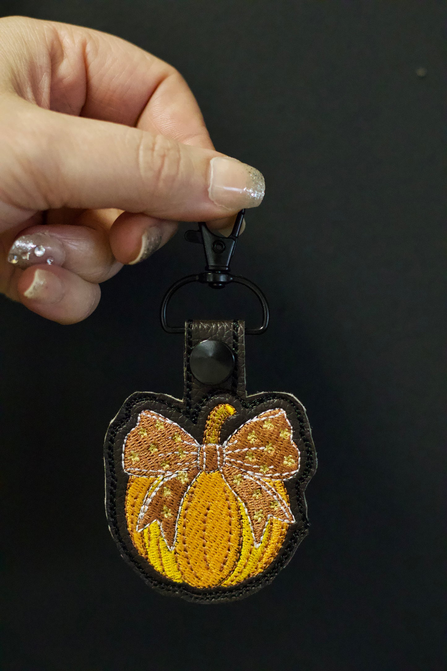 Pumpkin Keychain