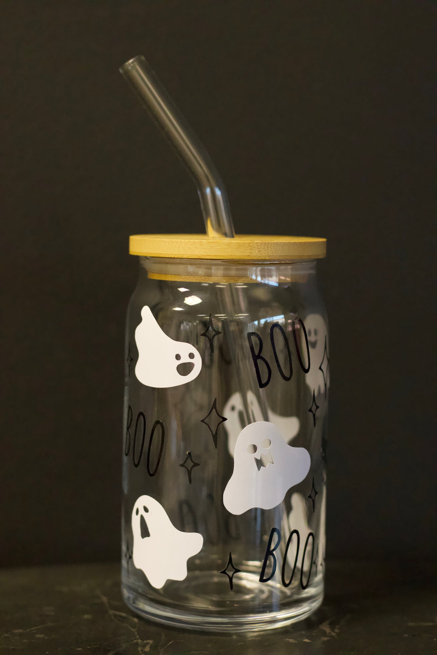 Boo! Glass Cup
