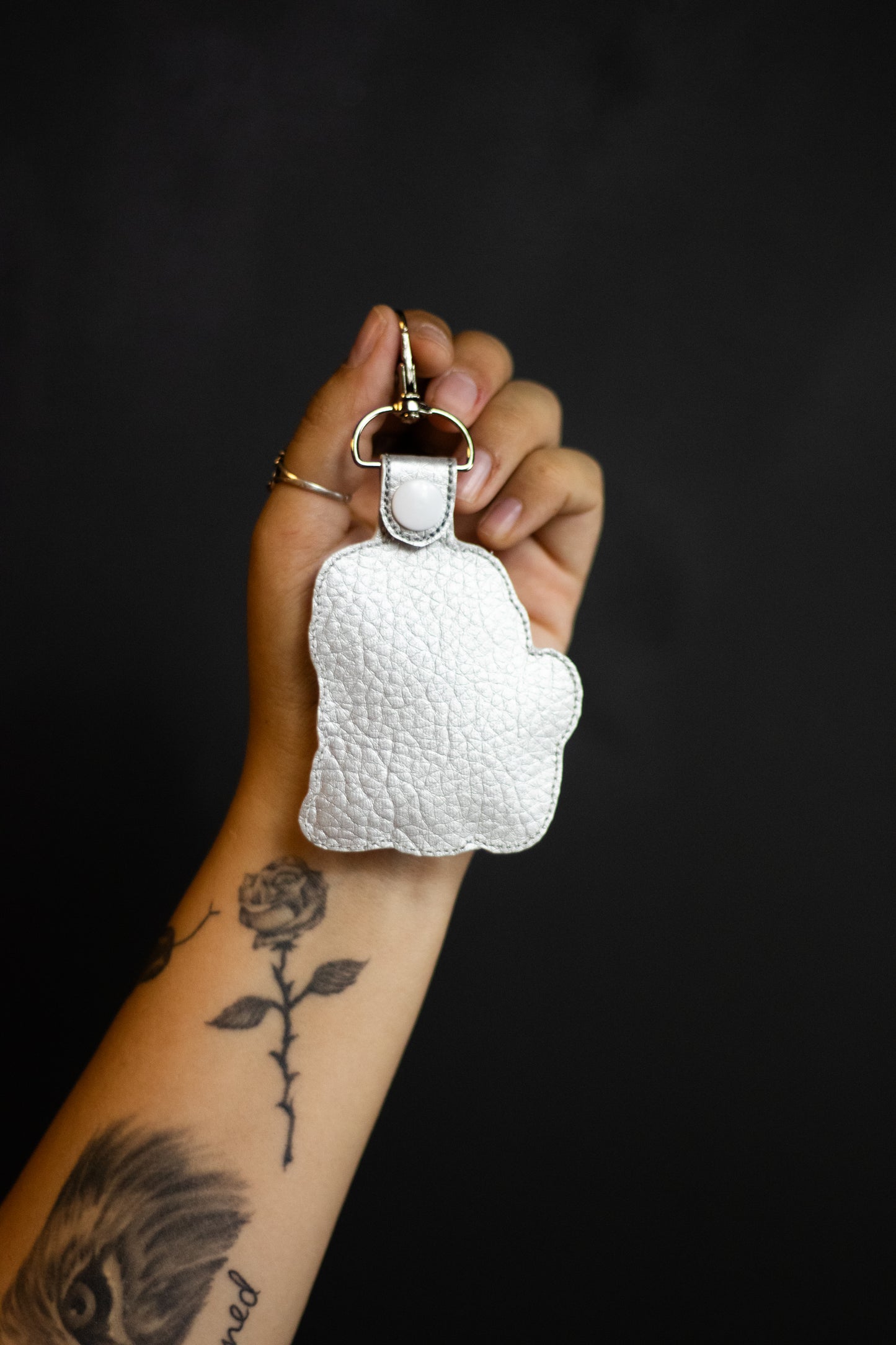 Dog Embroidery Keychain