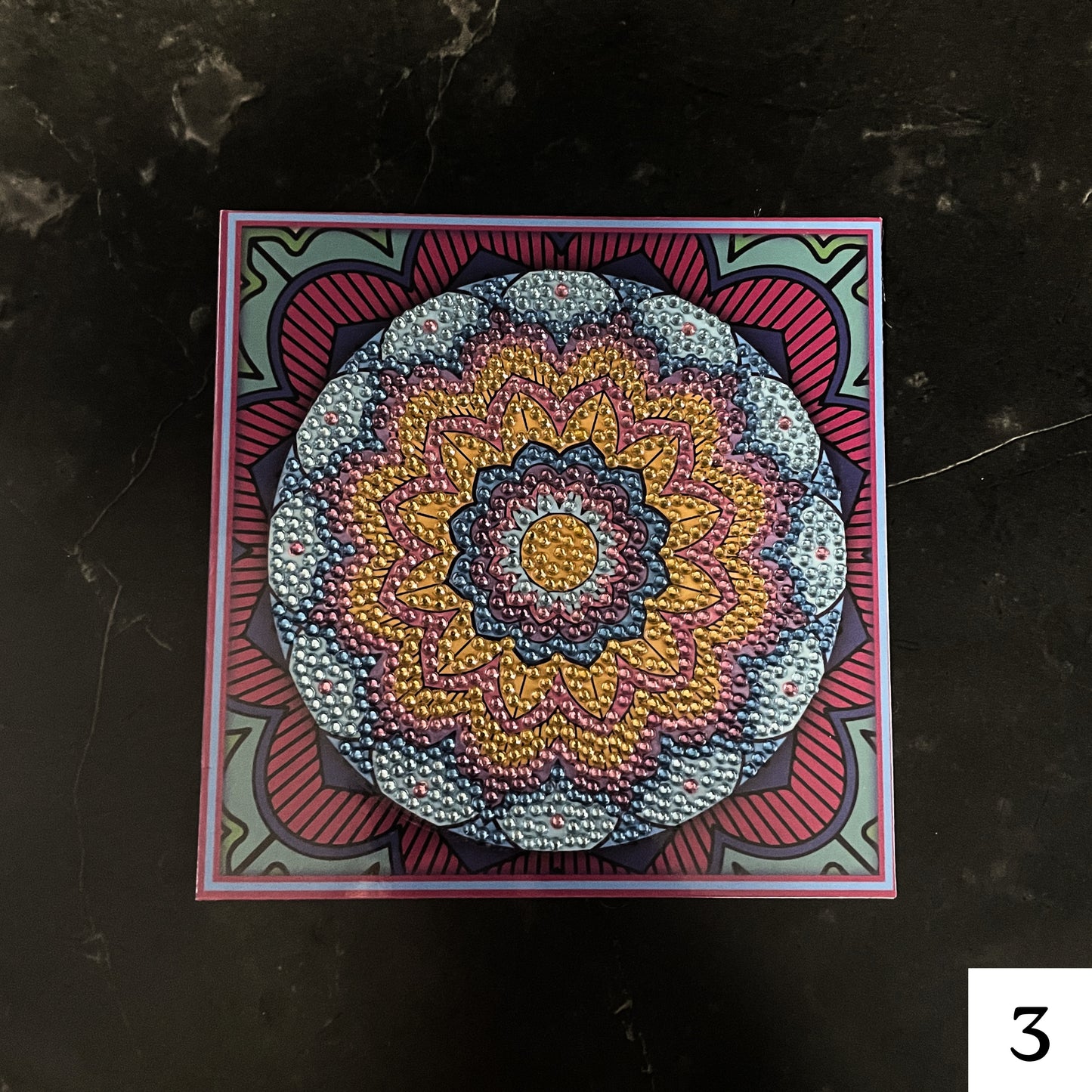 Mandala Greeting Card- Rainbow
