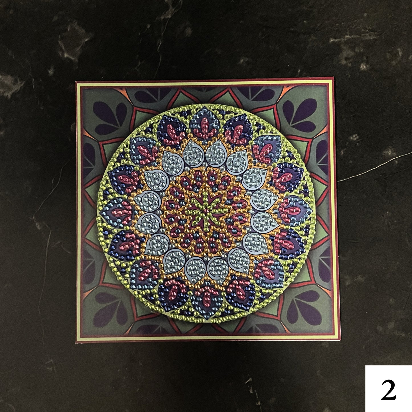 Mandala Greeting Card- Rainbow