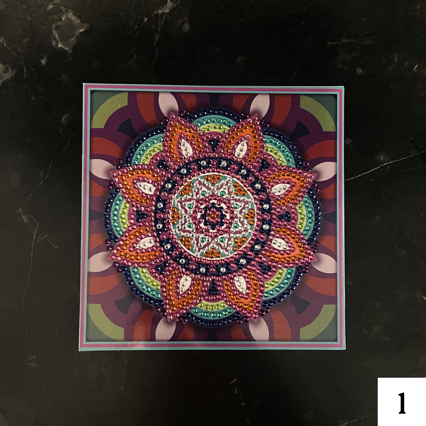Mandala Greeting Card- Rainbow