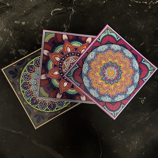 Mandala Greeting Card- Rainbow