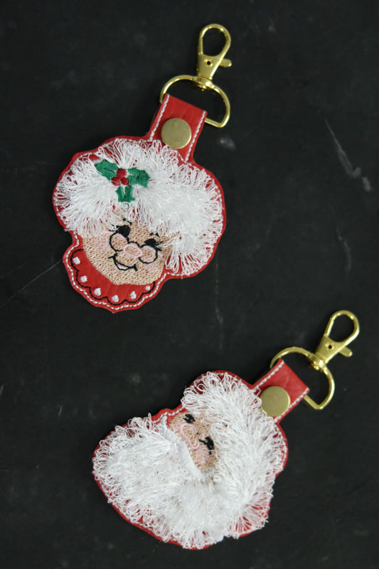 Mr. & Mrs. Claus Keychains