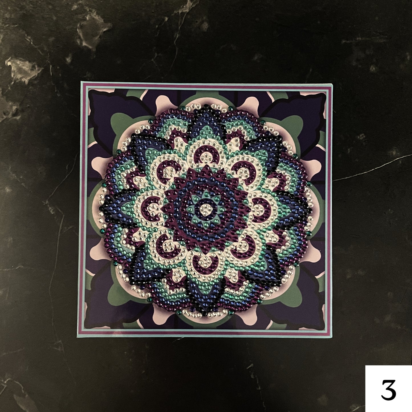Mandala Greeting Card- Purple