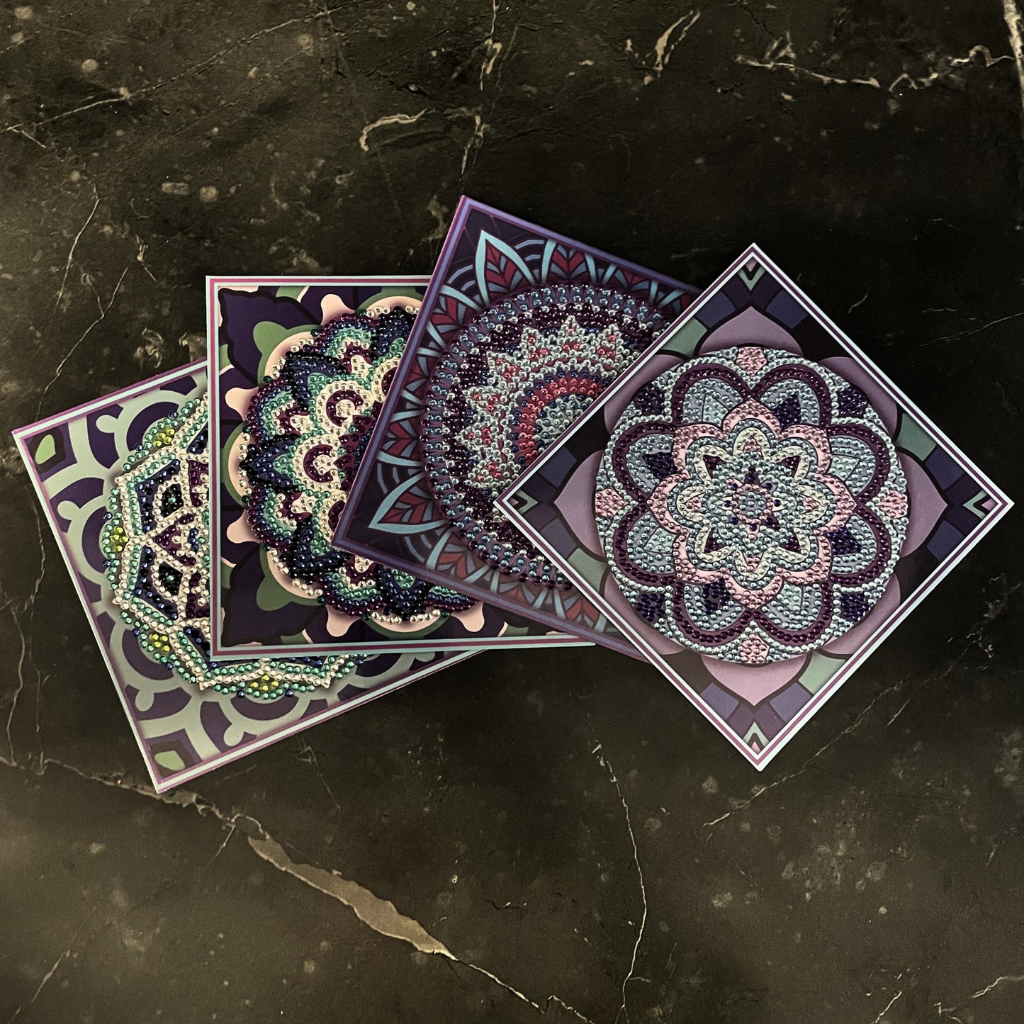 Mandala Greeting Card- Purple