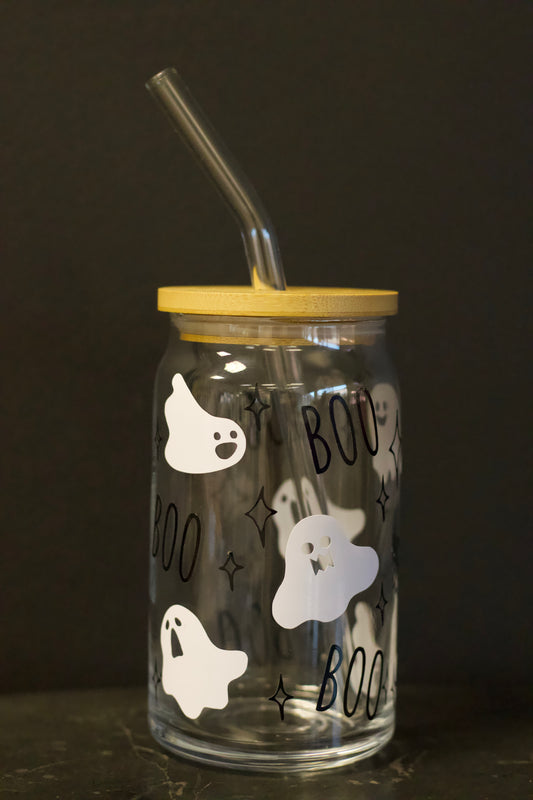 Boo! Glass Cup